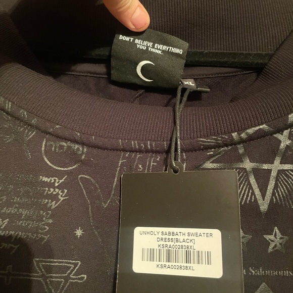 Unholy Sabbath Sweater Dress - Picture 6 of 7